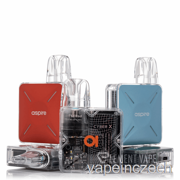 Aspire Cyber X Pod System Perlově Stříbrné Vape Pero